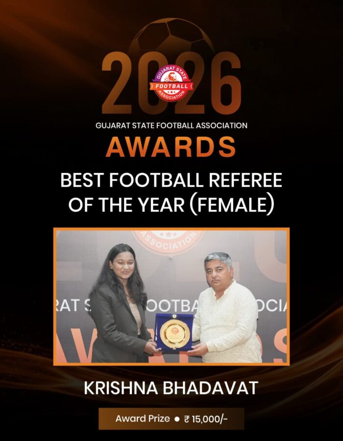 Best Football Referee of the Year (Female) - Krishna Bhadavat