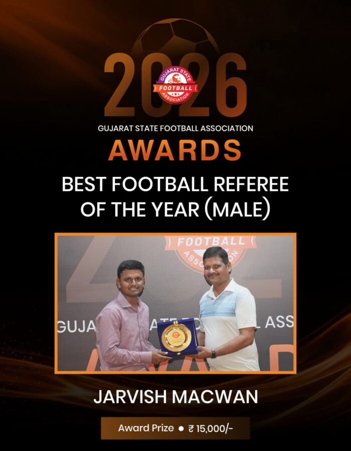 Best Football Referee of the Year (Male) - Jarvish Macwan
