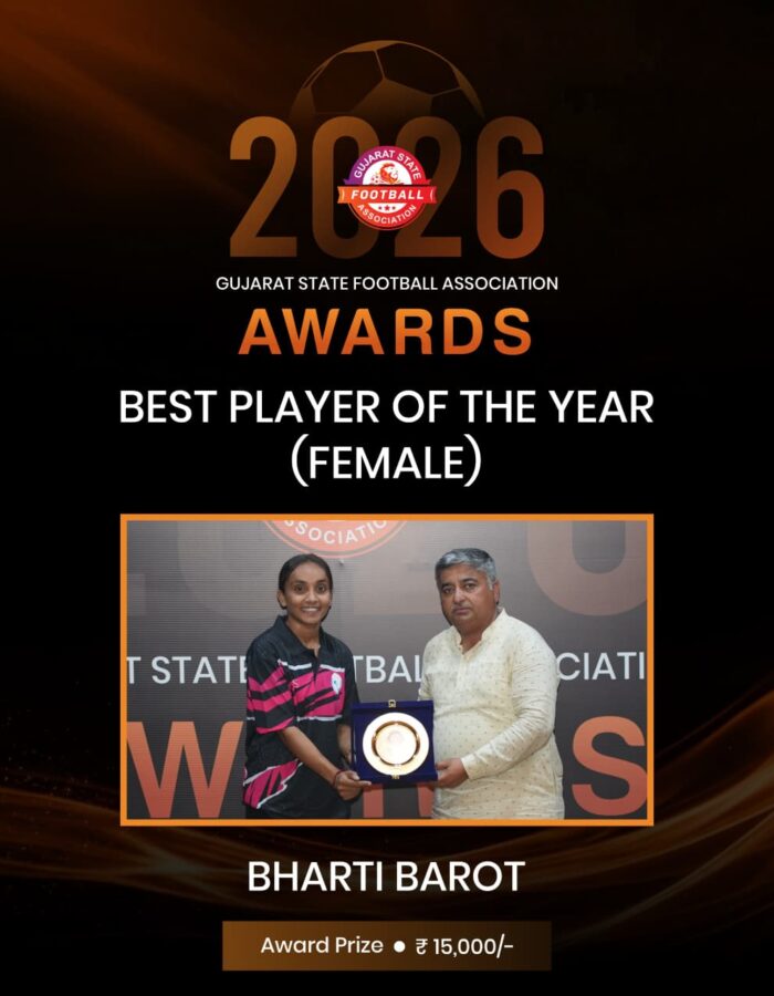 Best Player of the Year (Female) - Bharti Barot