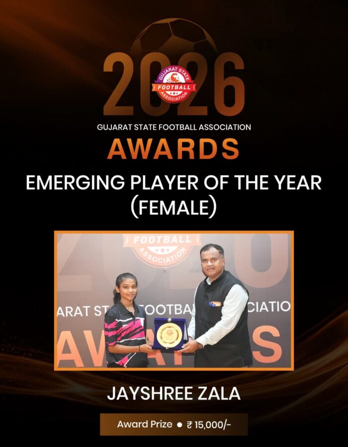 Emerging Player of the Year (Female) - Jayshree Zala