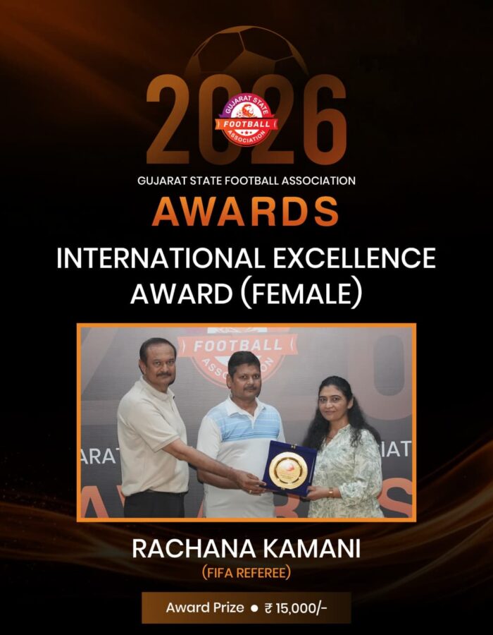 International Excellence Award (Female) - Rachna Kamani (FIFA REFEREE)